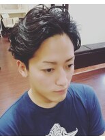 ヘアメイク マルナ 本店(HAIR MAKE MALUNA) 大人wild★オールバックスタイル