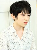 ☆黒髪耳だしショートボブ☆