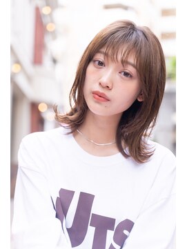 アメリ 新宿(Ameri) Ameri 大人かわいいシースルーバング　【新宿】