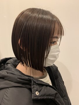 エバーグリーン(ever Green) 切りっぱなし×ミニボブ