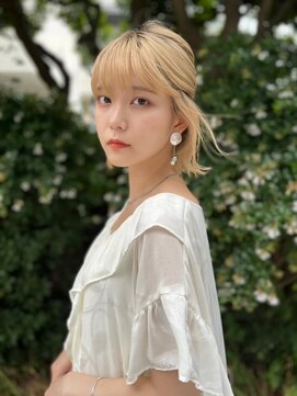 フラミューム 関内店(flammeum) ゆるハーフアップ