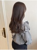 【MIO】アッシュグレージュ×ロングコテ巻き
