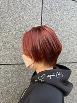デザインフォーヘアー(De:sign for Hair) ☆オレンジ×ボブ☆