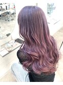 ピンクラベンダー/ピンク/ピンクカラー/ラベンダー/ロング/学割