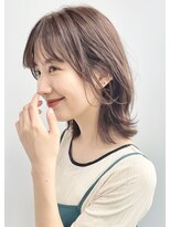 ガーデン オオタカノモリ(garden otakanomori)&nbsp;切りっぱなしミディ×小顔×ベージュカラー×レイヤーカットe