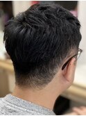 大人男性モヒカン風スッキリカット/首元スッキリ/清潔感UP