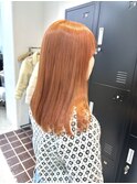 オレンジカラーペールオレンジカラーケアブリーチカラー