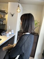 リットバイディア 茅ヶ崎(Lit by diar)&nbsp;外はねボブ×ハイライト