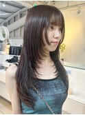 ＊姫カットフェイスレイヤーカットウルフロングレイヤースタイル