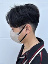 ヒュイル バイ ニアウ(Hwyl by Niau) メンズマッシュセンターパートスパイラルパーマニュアンスパーマ