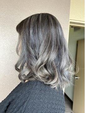 テーラヘアー 稲毛店(TELA HAIR) シルバーアッシュバレイヤージュ