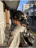 編みおろしアレンジ