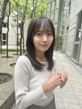 ミンクスオーバー(MINX OVER) メルティカラーフェミニンロング似合わせカット