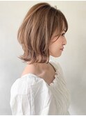 ★ワイドバング結べるボブ前髪愛されデジタルパーマ#264f0403