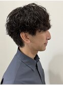 メンズマッシュパーマシャドウパーマスパイラルパーマ