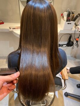 ジーナ 船橋(Zina) 髪質改善*ロングレイヤーグレーベージュ*美髪【Zina船橋】