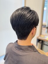 ユニックス アリオ亀有店(UNIX) 【ナチュラル】ダウンパーマ×毛流れセンターパート×根本パーマ
