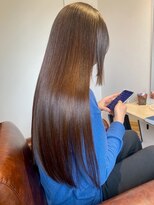 モーラ サロン 高石店(MOLLA)&nbsp;髪質改善トリートメント★ヘーゼルベージュレイヤーロング透明感