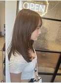 ブリーチなしオリーブベージュ