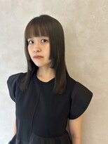 ボヌール 川西(Bonheur)&nbsp;竹村指名透明感カラー×顔まわりヒトクセデザイン/川西能勢口