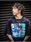 メンズハイライト/メンズパーマ/スパイラルパーマ