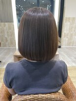 ニューヨークニューヨーク パピオス明石店(NYNY Mothers) 艶ありな顎下ボブスタイル