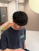 ペブル(pebble)&nbsp;波巻き/ツイストスパイラル/スパイラル/メンズパーマ/大久保