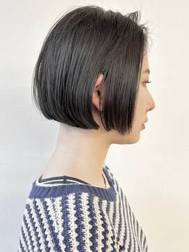 モリオフロムロンドン 松戸店(Morio from London) 【松戸　ムラマツ】大人前下がりショートボブ