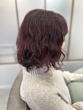ディーバ(diva) ピンクカラー/ハイライト/パーマスタイル/森ノ宮/バイカルテ