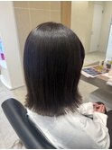 外ハネボブ×オリーブグレージュ