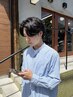 【iga指名限定】メンズカット+パーマ+カラー