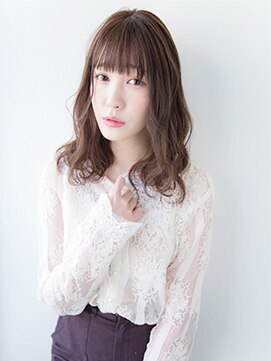 アンジュ ヘアー(Ange hair) アンジュヘアー　イルミナカラー無造作カールヘア