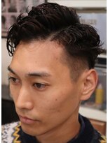 アクセプトザワールドバーバー(Accept the world barber)&nbsp;2ブロックスタイル×ルーズパーマ