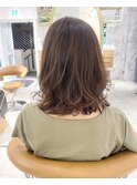Lond吉祥寺【千田大地】透明感カラー毛先パーマ外はねミディ2