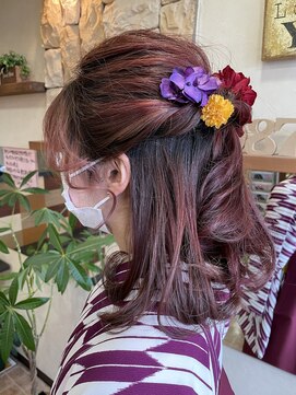 サロンドノア(Salon de NoA) 卒業式ハーフアップ