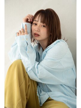 クロップ エス 湘南辻堂(crop es) 大人かわいい抜け感レイヤースタイル