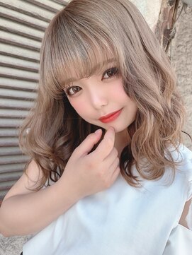 リルミー(Lilme) 【ブリーチ2回】透明感たっぷり♪シアミルクティー　＊Lilme＊