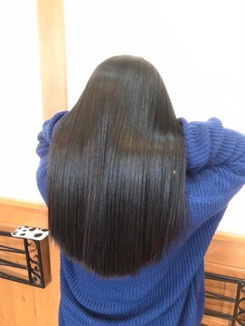 TJ天気予報 3mm 尾西店 クリックで施術前の状態をチェック♪TJの[極]艶髪ストレート