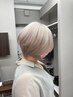 メンテナンスカット＋ブリーチカラー＋クイックトリートメント