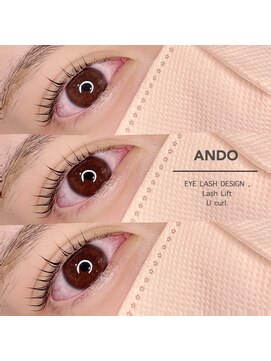 アンド(ANDO) Eye Lash Perm U Curl 【本町】
