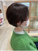 大人可愛い小顔耳掛けハンサムショート20代30代