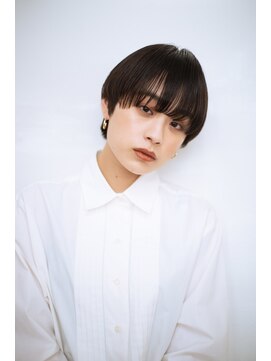 ベンジー 仙台店(benji) 大人可愛いマッシュショート縮毛矯正/髪質改善