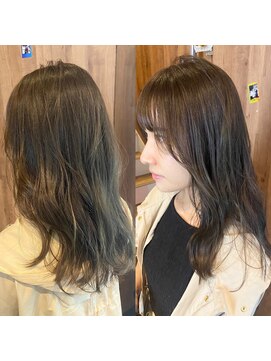 アヴァンス 天王寺店(AVANCE.) カーキグレージュ×透明感