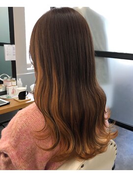 ナンバー アリア 三軒茶屋(N° aria) 《三軒茶屋 Aria》トレンドカラー【アンブレラカラー】オレンジ