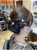 浴衣用アップスタイル