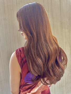 ヘアドレッシング インプローブ 前橋(hair dressing improve) 髪質改善アプリコットブラウン