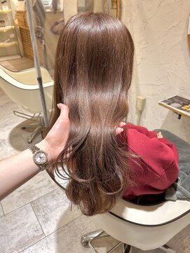 ヘイリー(HAILEY) 暖色カラー×レイヤーロング