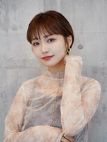 アイスバーグ(eyesburg)&nbsp;20代30代40代丸みショート艶髪前髪ありダークブラウン髪質改善