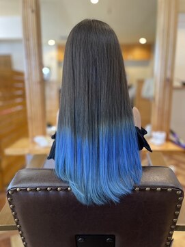 ルームヘアー(ROOM HAIR) インナーブルー