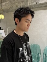 ゼスト リル 新宿(ZEST lill)&nbsp;塩澤太一 スパイキーショート ピンパーマ ショートパーマ